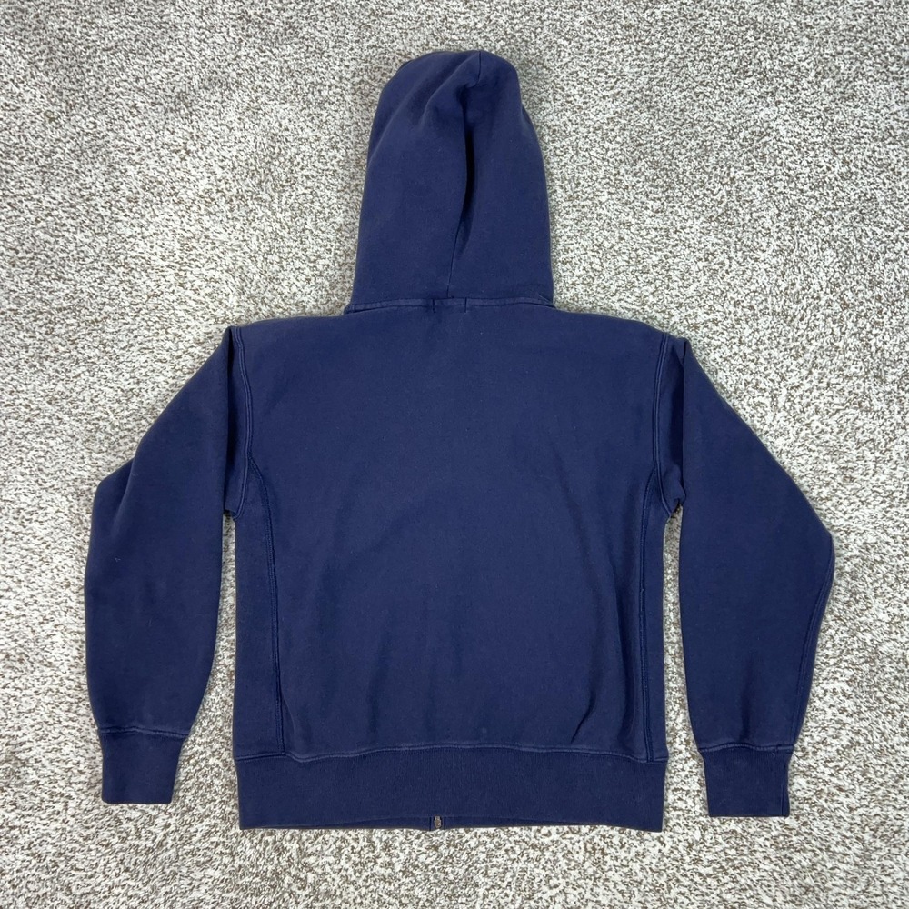 Polo Ralph Lauren Hoodie Womens Small Blue Full Zip Fleece Sweatshirt Logo Top - Picture 7 of 10